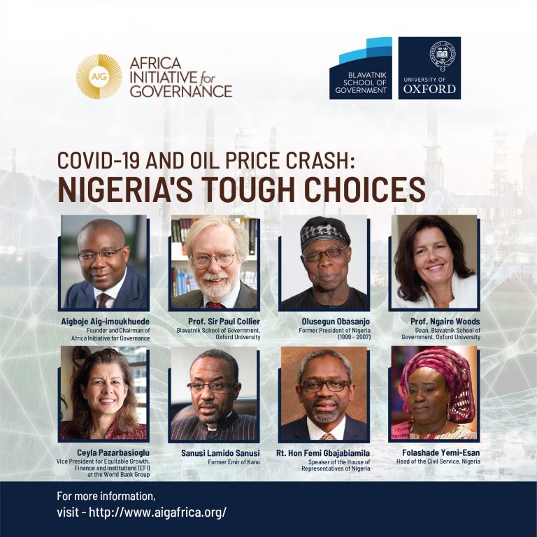 Obasanjo, Aig-Imoukhuede, Sanusi Lamido, Yemi-Esan and others address Nigeria’s falling oil price at AIG and Oxford University webinar